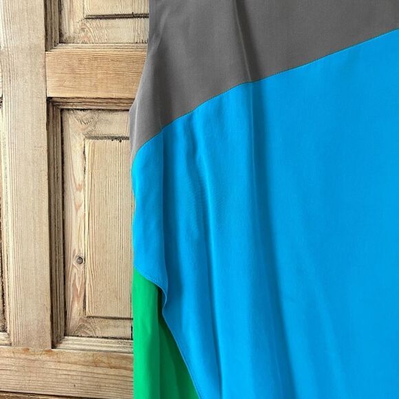 NWT Suzi‎ Chin for Maggy Boutique 2 Colorblock Sleeveless Dress - Flawed - Picture 4 of 12